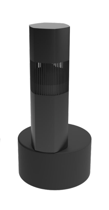 Ambisonic Landscape ALSB85 3 Way Bi-Amped Bollard Speaker with 8" Subwoofer, Single