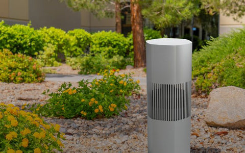 Ambisonic Landscape ALSB64 3 Way Bi-Amped Bollard Speaker with 6.5" Subwoofer, Single
