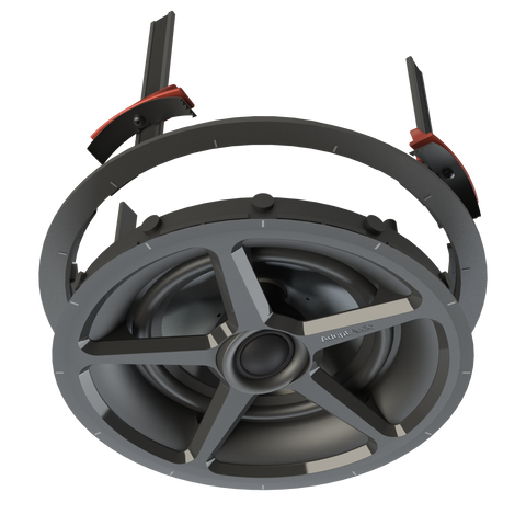 Adept by Origin IC62 In-Ceiling Speakers with White Grille, Pair