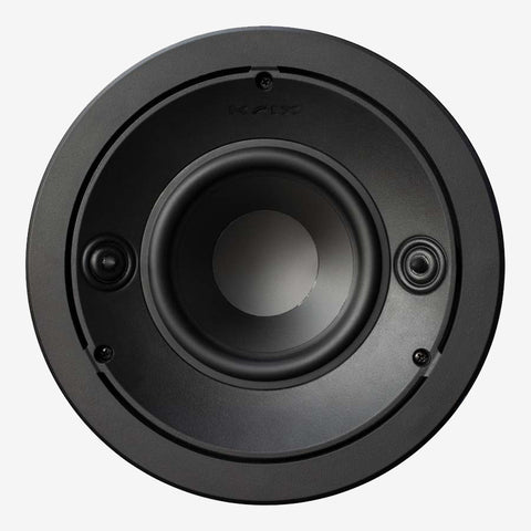 Krix IC-35S In-Ceiling Single Stereo Speaker with White Grille, Single