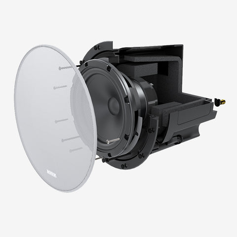 Krix IC-80 In-Ceiling Speaker with White Grille, Single