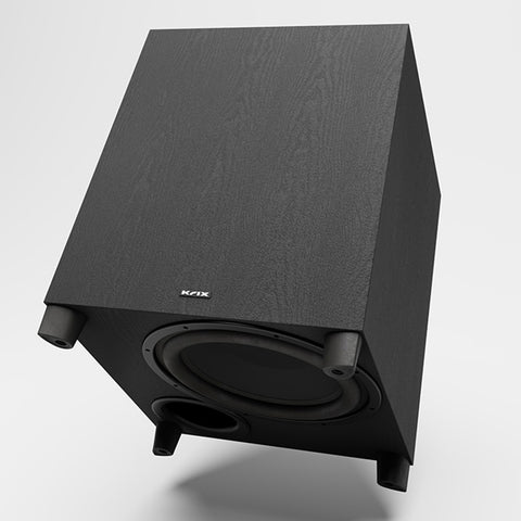 Krix SEISMIX 3D MK2 Active Subwoofer, Black Imitation Woodgrain, Single