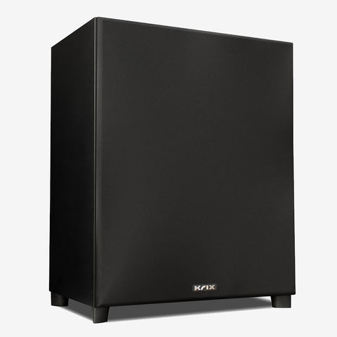 Krix VOLCANIX SLIM Active Subwoofer, Cinema Black, Single