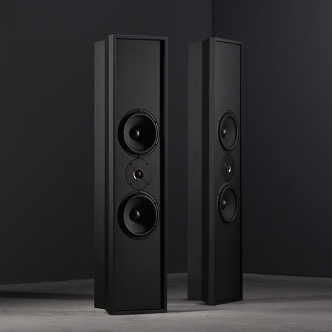 Leon Profile PrSEVEN Sidemount Speakers Any TV <90" diag., Pair