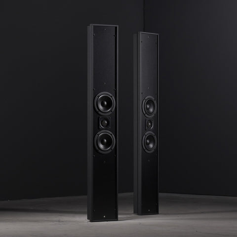 Leon Profile Pr33UX Sidemount Speakers Any TV <90" diag., Pair